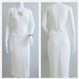 White 2-piece Dress Skirt | SZ-MEDIUM
